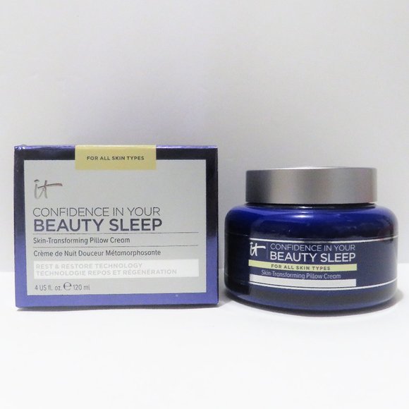 IT COSMETICS CONFIDENCE IN YOUR BEAUTY SLEEP SKIN-TRANSFORMING PILLOW CREAM 4 OZ